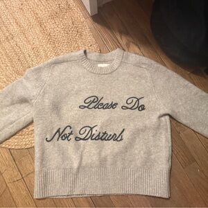 Abercrombie & Fitch Cream Knit Sweater